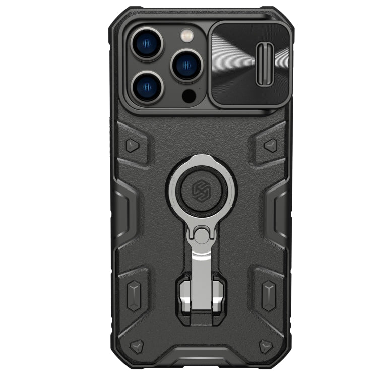 For iPhone 14 Pro Max NILLKIN Shockproof CamShield Armor Protective Case(Black) - iPhone 14 Pro Max Cases by NILLKIN | Online Shopping South Africa | PMC Jewellery