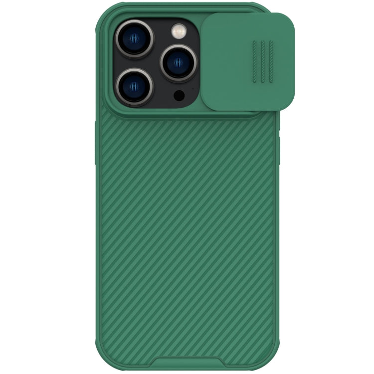 For iPhone 14 Pro NILLKIN CamShield Pro Protective Phone Case(Green) - iPhone 14 Pro Cases by NILLKIN | Online Shopping South Africa | PMC Jewellery