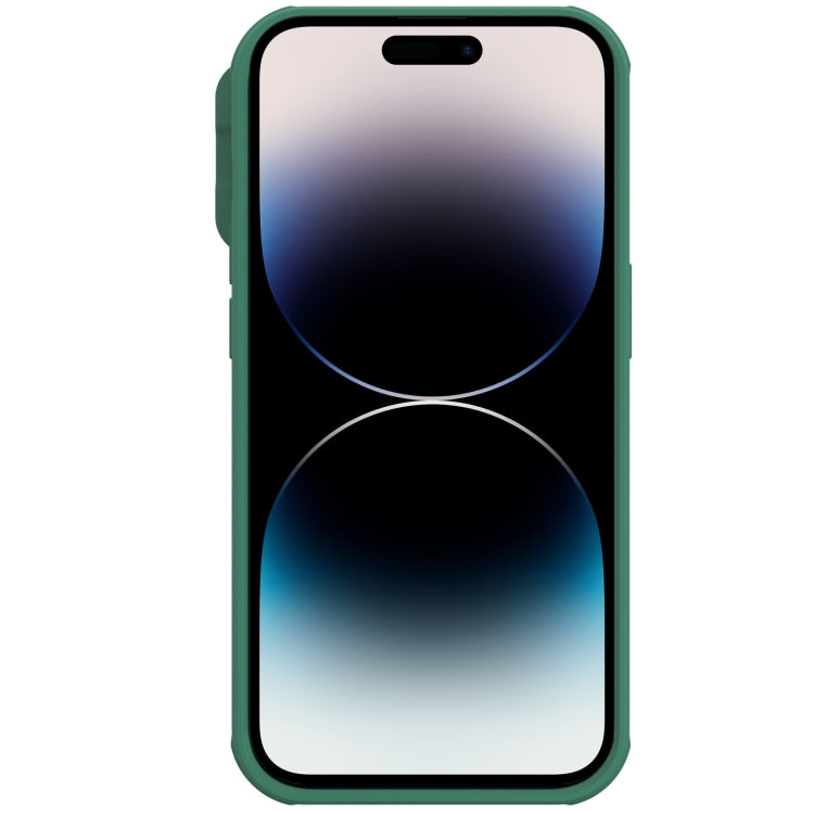 For iPhone 14 Pro NILLKIN CamShield Pro Protective Phone Case(Green) - iPhone 14 Pro Cases by NILLKIN | Online Shopping South Africa | PMC Jewellery