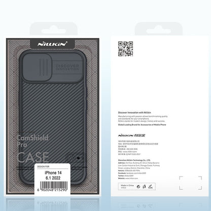 For iPhone 14 Plus  NILLKIN CamShield Pro Protective Phone Case(Black) - iPhone 14 Plus Cases by NILLKIN | Online Shopping South Africa | PMC Jewellery