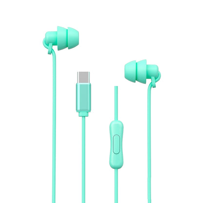 WEKOME YB02 SHQ Series In-Ear Sleep Wired Earphone, Plug Type:Type-C(Blue) - Type-C Earphone by WK | Online Shopping South Africa | PMC Jewellery