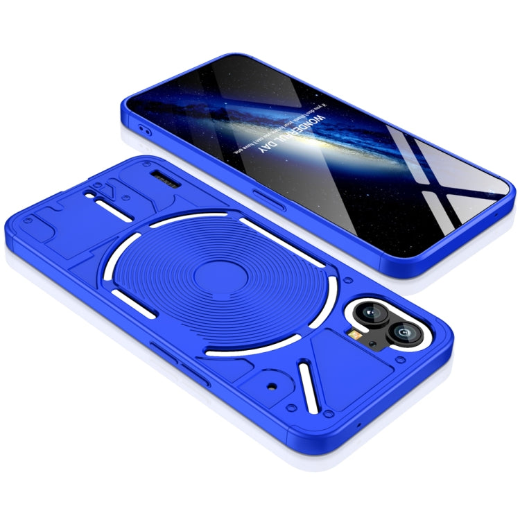 For Nothing Phone 1 GKK Three Stage Splicing Full Coverage PC Phone Case(Blue) - More Brand by GKK | Online Shopping South Africa | PMC Jewellery