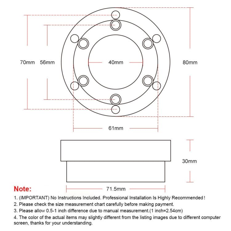 For Logitech G29 G920 G923 70mm Gaming Steering Wheel Adapter(Silver) - Others by PMC Jewellery | Online Shopping South Africa | PMC Jewellery