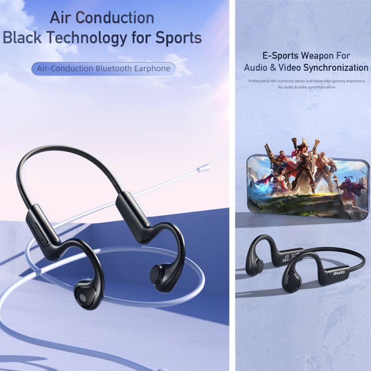 awei A886BL Air Conduction Sports Wireless Headset - Sport Earphone by awei | Online Shopping South Africa | PMC Jewellery