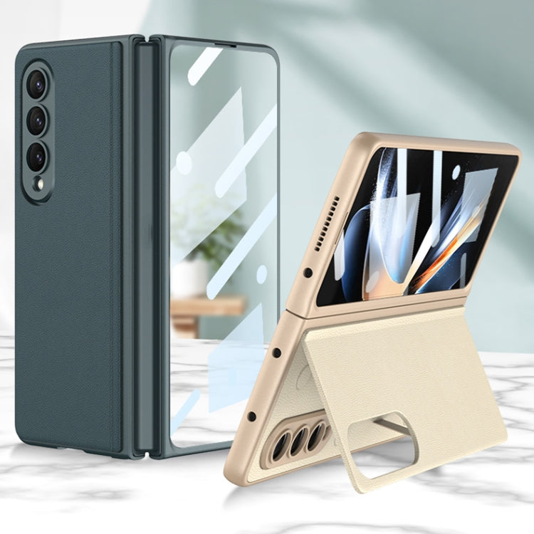 For Samsung Galaxy Z Fold4 GKK Integrated Ultra-thin Folding Leather Phone Case with Stand(Black) - Galaxy Z Fold4 5G Cases by GKK | Online Shopping South Africa | PMC Jewellery