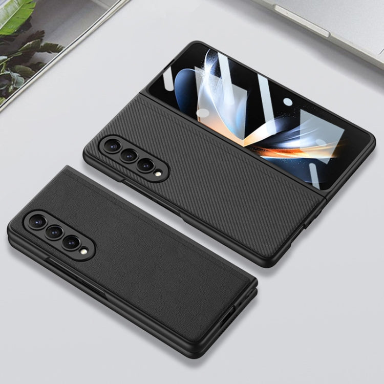 For Samsung Galaxy Z Fold4 GKK Integrated Ultra-thin Folding Leather Phone Case with Stand(Black) - Galaxy Z Fold4 5G Cases by GKK | Online Shopping South Africa | PMC Jewellery