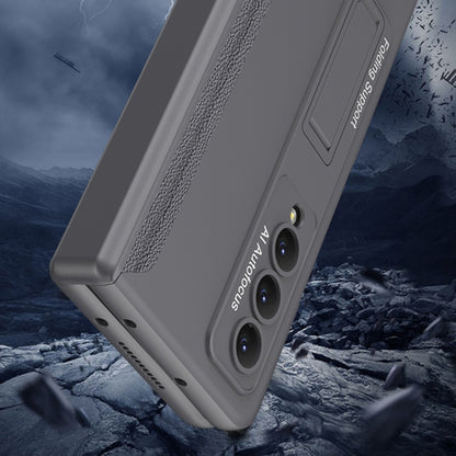 For Samsung Galaxy Z Fold4 GKK Integrated Magnetic Hinge Folding Phone Case(Grey) - Galaxy Z Fold4 5G Cases by GKK | Online Shopping South Africa | PMC Jewellery