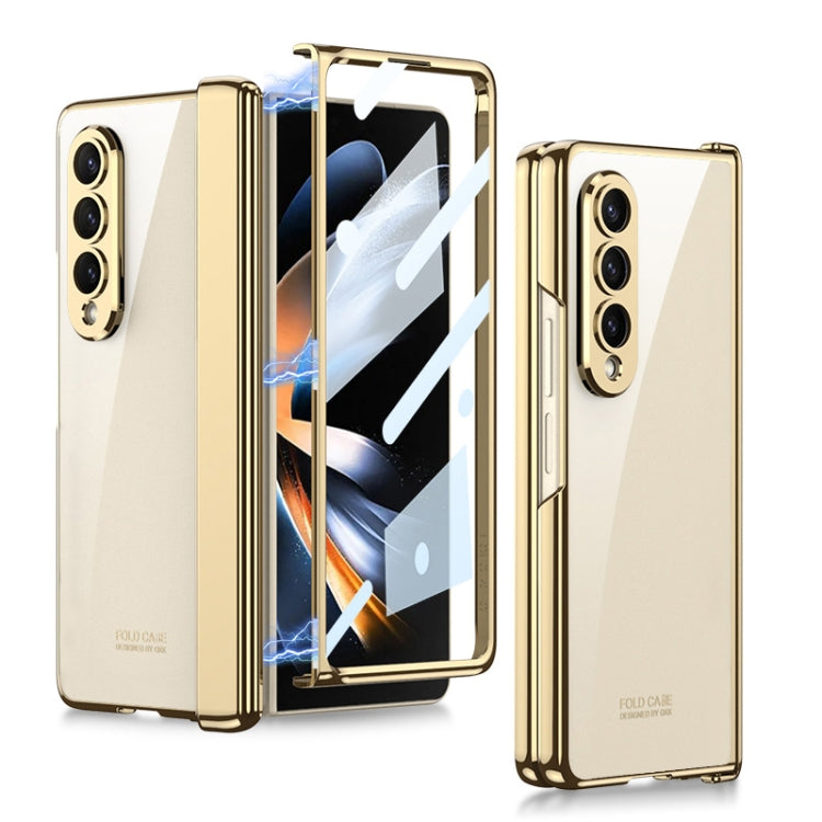 For Samsung Galaxy Z Fold4 GKK Magnetic Hinged Phantom Folding Phone Case(Champagne Gold) - Galaxy Z Fold4 5G Cases by GKK | Online Shopping South Africa | PMC Jewellery