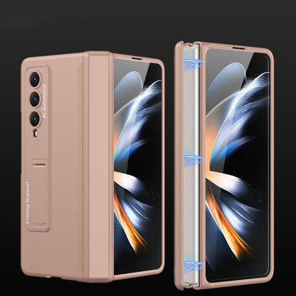 For Samsung Galaxy Z Fold4 GKK Magnetic Hinged Folding Full Phone Case(Gold) - Galaxy Z Fold4 5G Cases by GKK | Online Shopping South Africa | PMC Jewellery