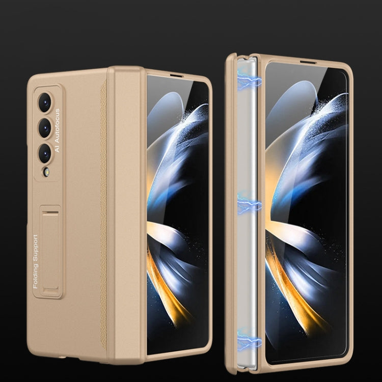 For Samsung Galaxy Z Fold4 GKK Magnetic Hinged Folding Full Phone Case(Champagne Gold) - Galaxy Z Fold4 5G Cases by GKK | Online Shopping South Africa | PMC Jewellery