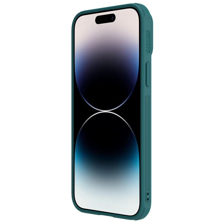 For iPhone 14 Pro NILLKIN PC + TPU Magnetic Phone Case(Green) - iPhone 14 Pro Cases by NILLKIN | Online Shopping South Africa | PMC Jewellery