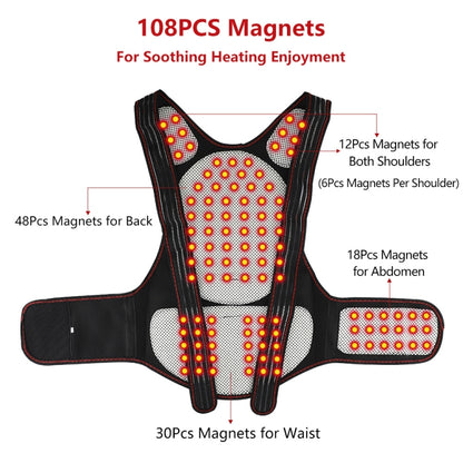 HailiCare Larger Version Household Neck Back Waist Protector Waistcoat Warm Vest Protective Gear with Magnet Therapy, Size:M - Corrector by PMC Jewellery | Online Shopping South Africa | PMC Jewellery