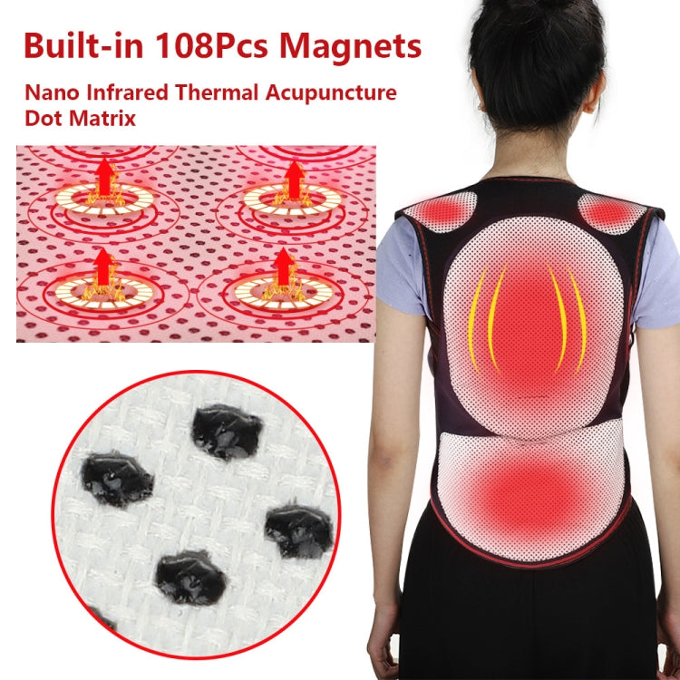 HailiCare Larger Version Household Neck Back Waist Protector Waistcoat Warm Vest Protective Gear with Magnet Therapy, Size:M - Corrector by PMC Jewellery | Online Shopping South Africa | PMC Jewellery