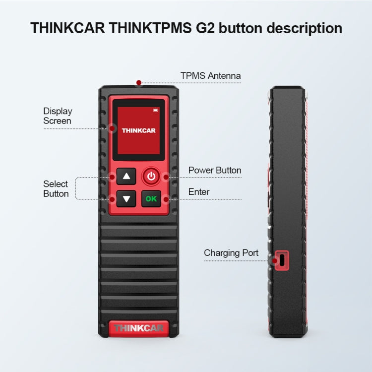 THINKCAR THINKTPMSG2 Car Tire Pressure Inspection Tool Reading Learning Sensor Activator Programming - Tire Pressure Gauges by PMC Jewellery | Online Shopping South Africa | PMC Jewellery