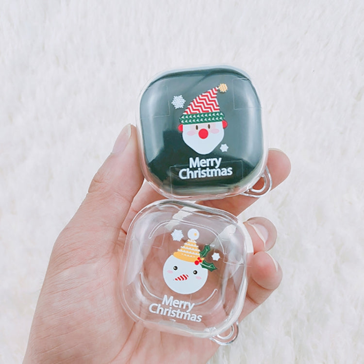 For Samsung Galaxy Buds Live Christmas Transparent TPU Earphone Case(Christmas Tree) - Samsung Earphone Case by PMC Jewellery | Online Shopping South Africa | PMC Jewellery