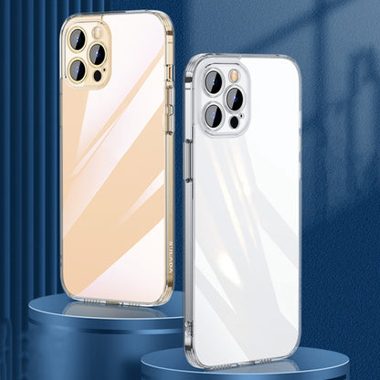 For iPhone 14 SULADA Frosted Series Shockproof Transparent TPU Phone Case(White) - iPhone 14 Cases by SULADA | Online Shopping South Africa | PMC Jewellery