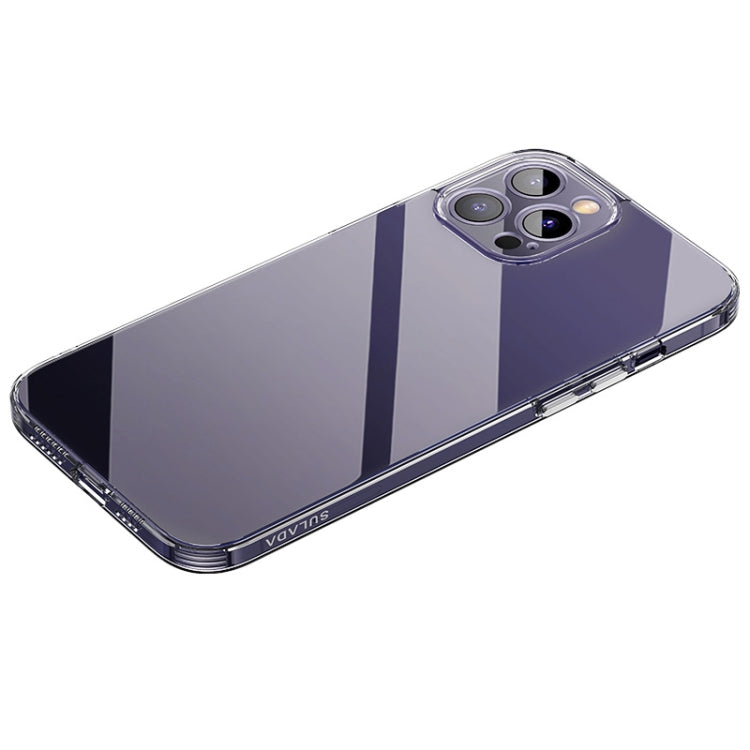 For iPhone 14 Pro Max SULADA Frosted Series Shockproof Transparent TPU Phone Case(Purple) - iPhone 14 Pro Max Cases by SULADA | Online Shopping South Africa | PMC Jewellery