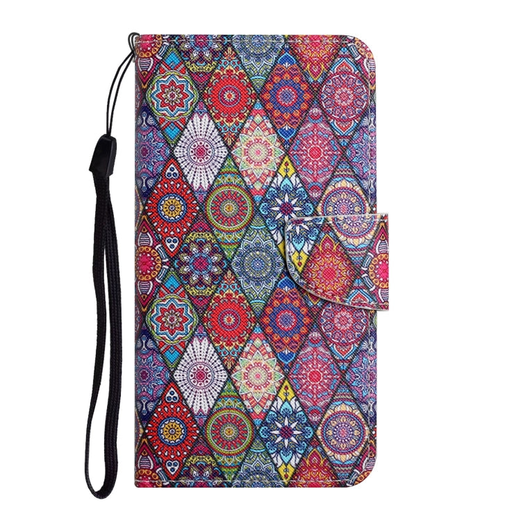 For Xiaomi Redmi A1 Colored Drawing Pattern Leather Phone Case(Diamond Kaleidoscope) - Xiaomi Cases by PMC Jewellery | Online Shopping South Africa | PMC Jewellery