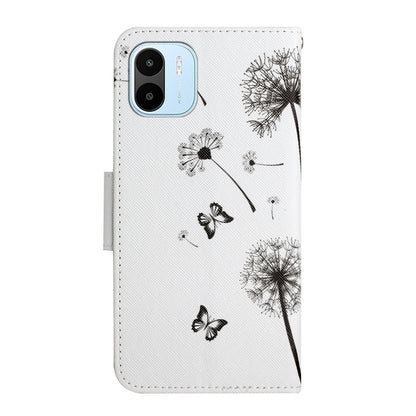 For Xiaomi Redmi A1 Colored Drawing Pattern Leather Phone Case(Dandelion) - Xiaomi Cases by PMC Jewellery | Online Shopping South Africa | PMC Jewellery