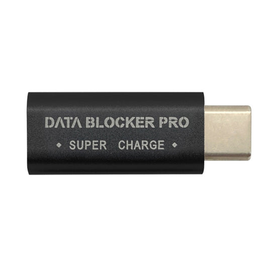 GE07 USB-C / Type-C Data Blocker Fast Charging Connector(Black) - Converter & Adapter by PMC Jewellery | Online Shopping South Africa | PMC Jewellery