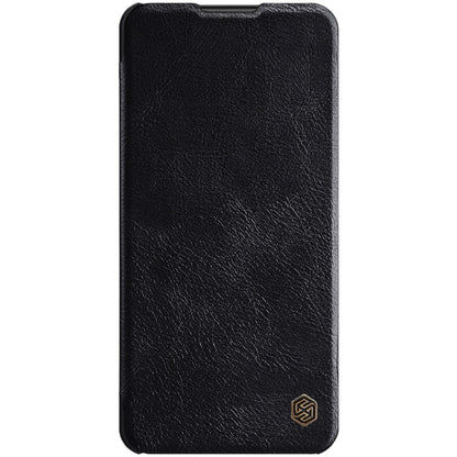 For Galaxy A21 NILLKIN QIN Series Crazy Horse Texture Horizontal Flip Leather Case With Card Slot(Black) - Galaxy Phone Cases by NILLKIN | Online Shopping South Africa | PMC Jewellery