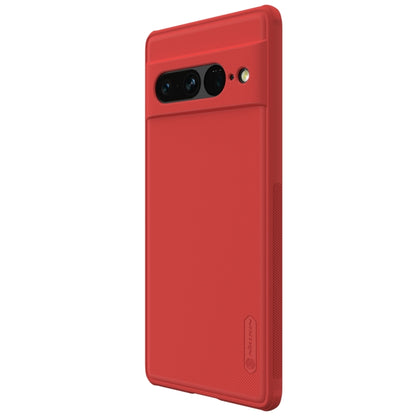 For Google Pixel 7 Pro 5G NILLKIN Super Frosted Shield Pro PC + TPU Phone Case(Red) - Google Cases by NILLKIN | Online Shopping South Africa | PMC Jewellery