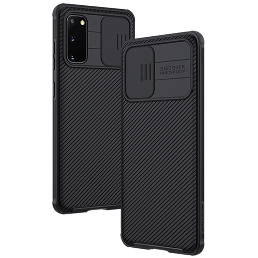 For Galaxy S20 / S20 5G NILLKIN Black Mirror Pro Series Camshield Full Coverage Dust-proof Scratch Resistant Mobile Phone Case(Black) - Galaxy Phone Cases by NILLKIN | Online Shopping South Africa | PMC Jewellery