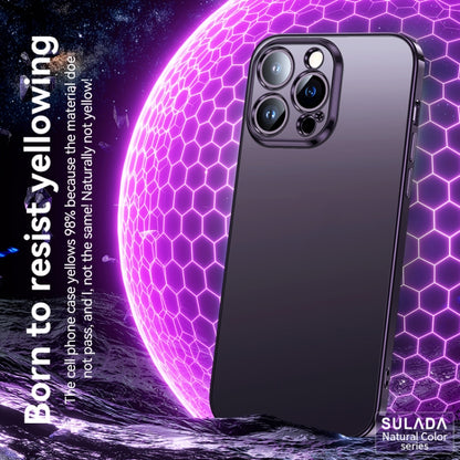 For iPhone 14 Plus SULADA Electroplating Frosted All-inclusive TPU Phone Case(Purple) - iPhone 14 Plus Cases by SULADA | Online Shopping South Africa | PMC Jewellery