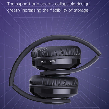 TOTUDESIGN B39 Wireless Bluetooth V5.0 Foldable Headphones(Black) - Headset & Headphone by TOTUDESIGN | Online Shopping South Africa | PMC Jewellery