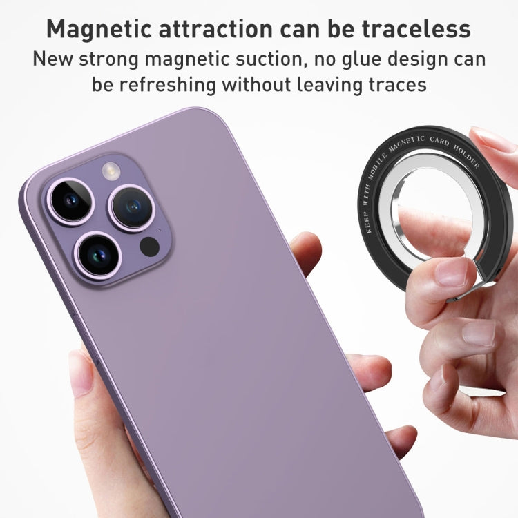 Car Magnetic Dual Axis Ring Phone Holder(Frosted Sky Blue) - Ring Holder by PMC Jewellery | Online Shopping South Africa | PMC Jewellery