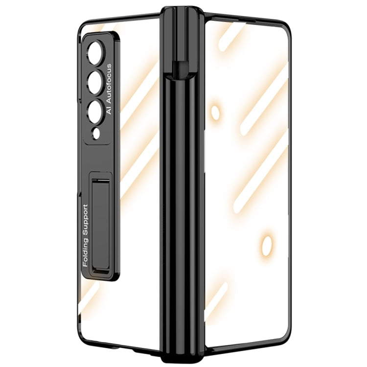 For Samsung Galaxy Z Fold4 GKK Magnetic Fold Hinge Shockproof Phone Case with Pen Slots(Black) - Galaxy Z Fold4 5G Cases by GKK | Online Shopping South Africa | PMC Jewellery