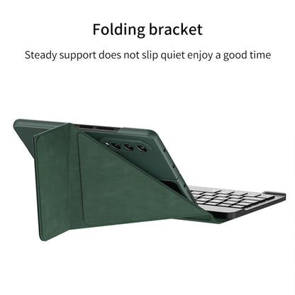 For Samsung Galaxy Z Fold4 GKK Magnetic Folding Bluetooth Keyboard Leather Case with Pen(Black) - Samsung Keyboard by GKK | Online Shopping South Africa | PMC Jewellery