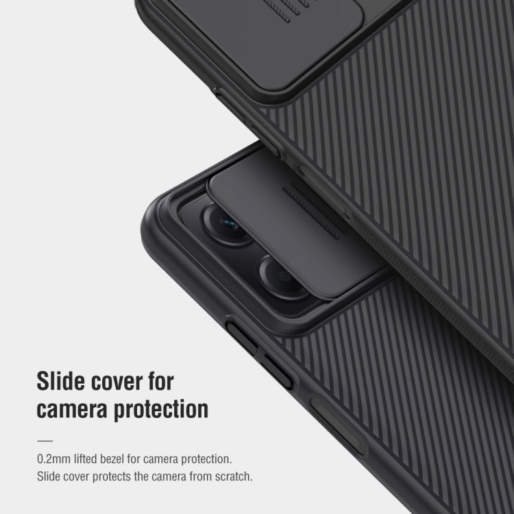 For Xiaomi Redmi Note 12 China NILLKIN Black Mirror Series PC Camshield Full Coverage Dust-proof Scratch Resistant Case(Black) - Note 12 Cases by NILLKIN | Online Shopping South Africa | PMC Jewellery