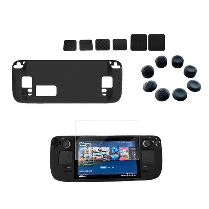 For Steam Deck Shockproof Silicone Game Console Protective Case(Black) - Accessories by PMC Jewellery | Online Shopping South Africa | PMC Jewellery