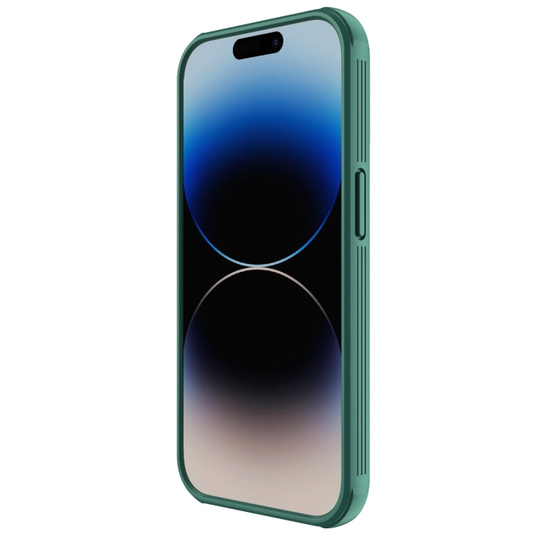 For iPhone 14 Pro Max NILLKIN CamShield S Magnetic Magsafe Case(Green) - iPhone 14 Pro Max Cases by NILLKIN | Online Shopping South Africa | PMC Jewellery