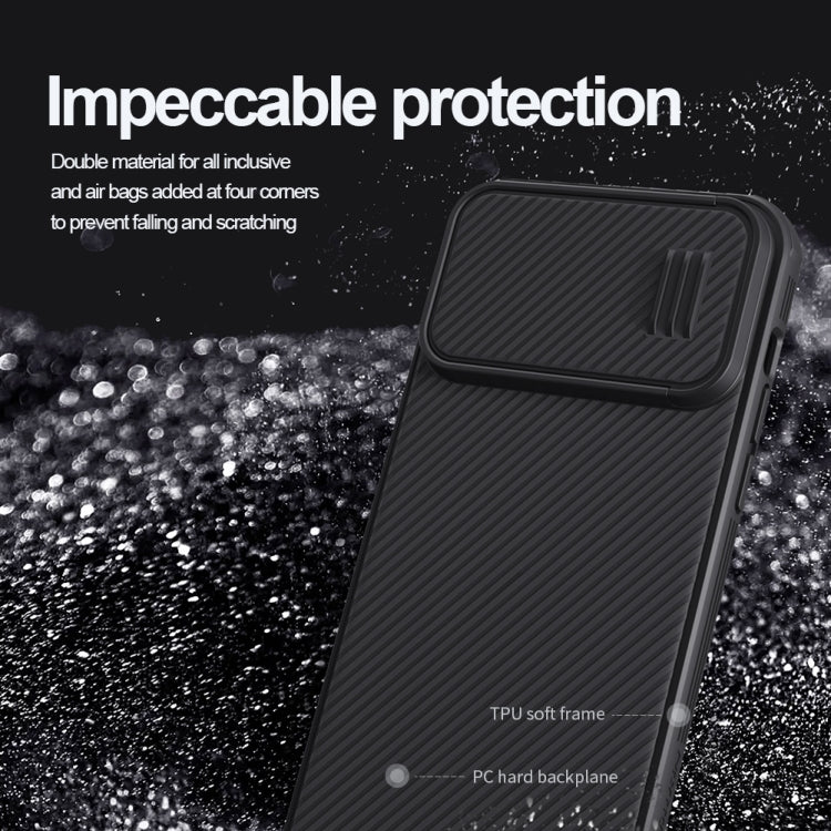 For iPhone 14 Pro Max NILLKIN CamShield S Magnetic Magsafe Case(Black) - iPhone 14 Pro Max Cases by NILLKIN | Online Shopping South Africa | PMC Jewellery