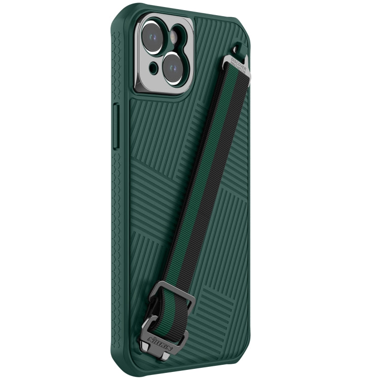 For iPhone 14 Plus NILLKIN Shadow Series TPU Phone Case(Green) - iPhone 14 Plus Cases by NILLKIN | Online Shopping South Africa | PMC Jewellery
