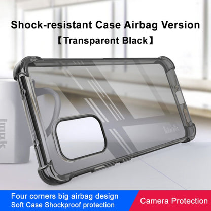 For Nokia X30 5G imak Shockproof Airbag TPU Phone Case(Transparent Black) - Nokia Cases by imak | Online Shopping South Africa | PMC Jewellery