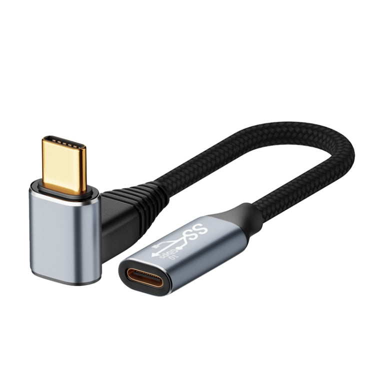 For Steam Deck Gen 100W USB-C/Type-C Male to USB-C/Type-C Female Stereo Curved Extension Cable, Length:2m - Accessories by PMC Jewellery | Online Shopping South Africa | PMC Jewellery