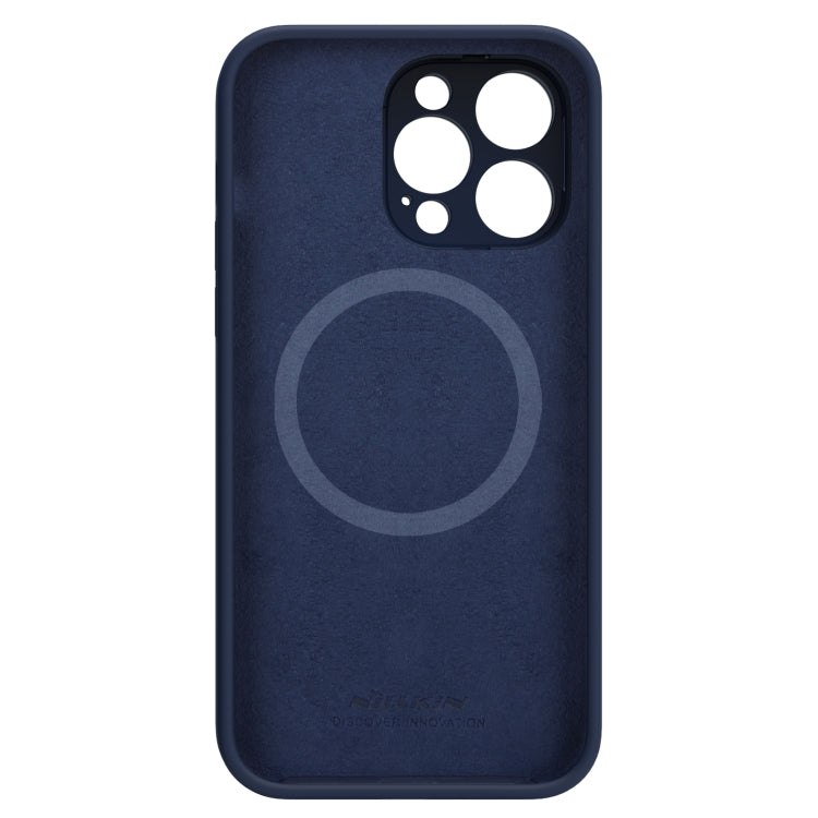 For iPhone 14 Pro NILLKIN Runwing Magsafe Magnetic Phone Case(Dark Blue) - iPhone 14 Pro Max Cases by NILLKIN | Online Shopping South Africa | PMC Jewellery