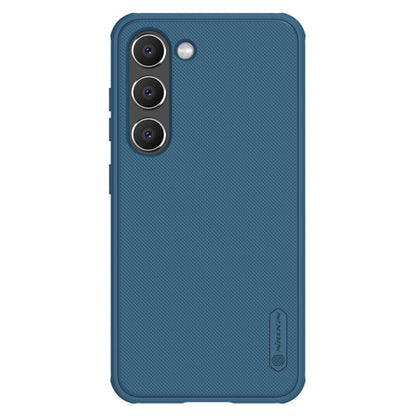 For Samsung Galaxy S23 5G NILLKIN Super Frosted Shield Pro PC + TPU Phone Case(Blue) - Galaxy S23 5G Cases by NILLKIN | Online Shopping South Africa | PMC Jewellery