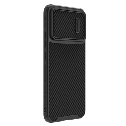 For Xiaomi 13 NILLKIN Synthetic Fiber Camshield Phone Case(Black) - 13 Cases by NILLKIN | Online Shopping South Africa | PMC Jewellery