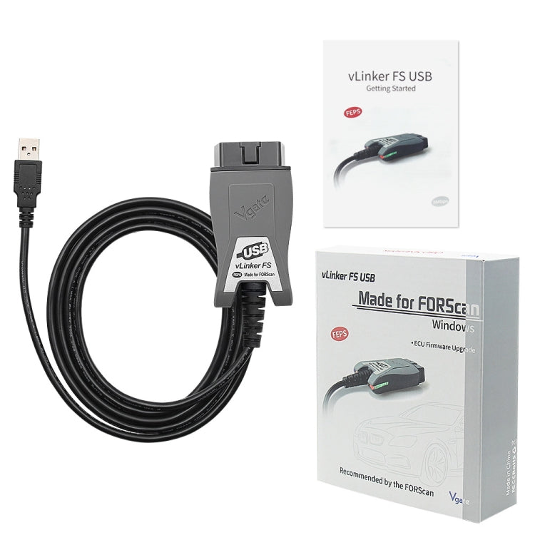 Vgate Vlinker FS ELM327 USB OBD2 Car Diagnostic Tool - Code Readers & Scan Tools by Vgate | Online Shopping South Africa | PMC Jewellery
