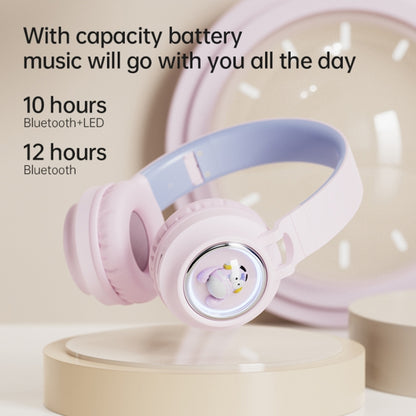 Q1 Headphones Monster Kids Over-Ear Bluetooth Earphones(Apricot) - Headset & Headphone by PMC Jewellery | Online Shopping South Africa | PMC Jewellery