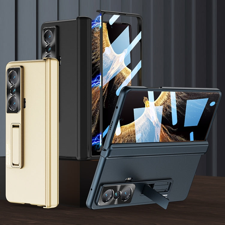 For Honor Magic VS GKK Fold Magnetic Hinge Full Coverage Phone Case(Black) - Honor Cases by GKK | Online Shopping South Africa | PMC Jewellery