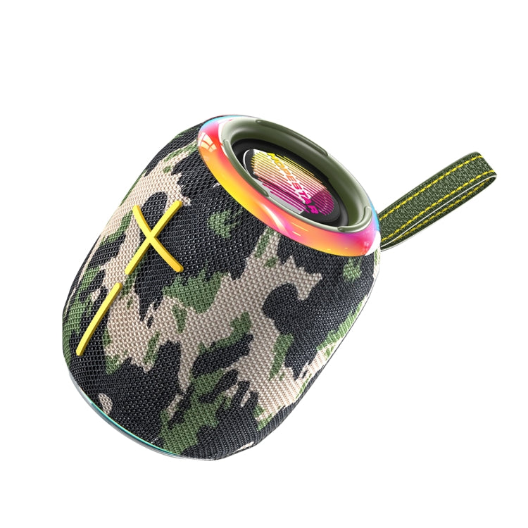 HOPESTAR P35 mini 10W Outdoor IPX7 Waterproof TWS Bluetooth Speaker(Camouflage) - Waterproof Speaker by HOPESTAR | Online Shopping South Africa | PMC Jewellery