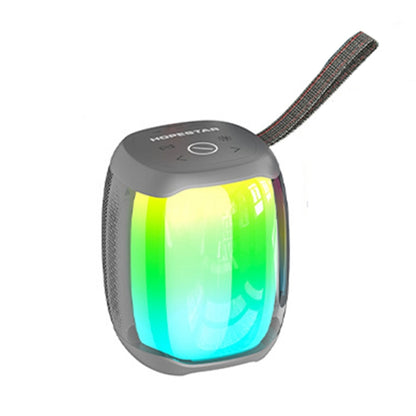 HOPESTAR P50 mini TWS Outdoor RGB Light IPX6 Waterproof Bluetooth Speaker(Grey) - Waterproof Speaker by HOPESTAR | Online Shopping South Africa | PMC Jewellery