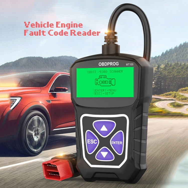 Obdprog MT100 OBD2 Scanner Car Engine Tester Car Diagnostic Tool - Code Readers & Scan Tools by PMC Jewellery | Online Shopping South Africa | PMC Jewellery