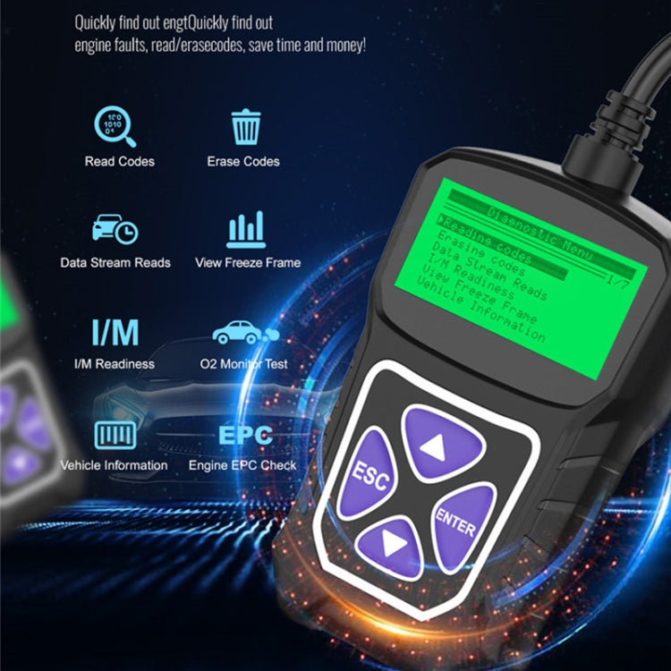 Obdprog MT100 OBD2 Scanner Car Engine Tester Car Diagnostic Tool - Code Readers & Scan Tools by PMC Jewellery | Online Shopping South Africa | PMC Jewellery