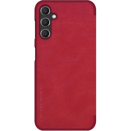 For Samsung Galaxy A14 5G NILLKIN QIN Series Crazy Horse Texture Leather Case(Red) - Galaxy Phone Cases by NILLKIN | Online Shopping South Africa | PMC Jewellery